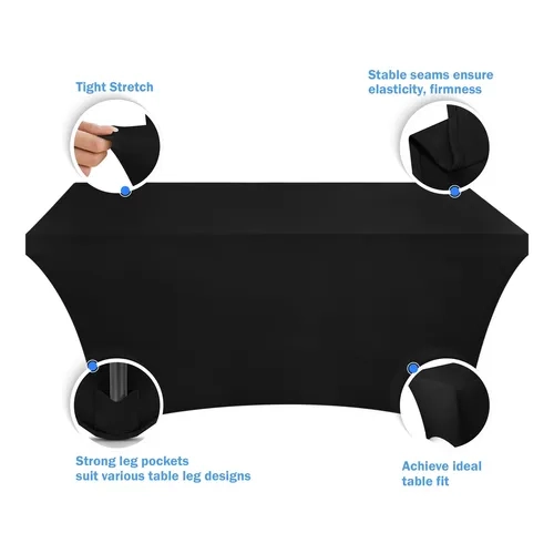 FUNDA MANTEL SPANDEX 183X76X76 EVENTO 6FT - 8