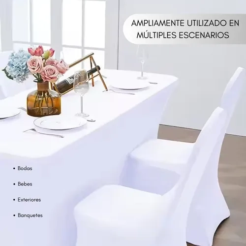 MANTEL RECTANGULAR SPANDEX 180X75 POLIE STER TELOTENEMOS - 6
