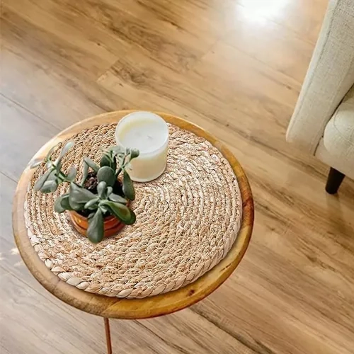 SET 6 INDIVIDUALES YUTE 35CM PACK 6 BEIGE - 2