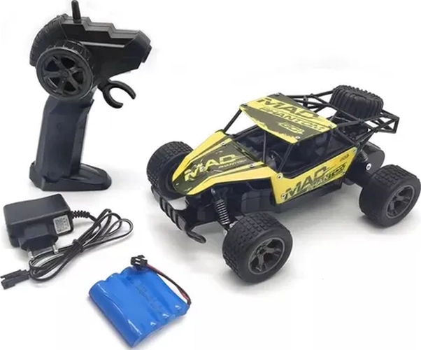 AUTO RC 1:18 COLOR AMARILLO OTUTI - 1