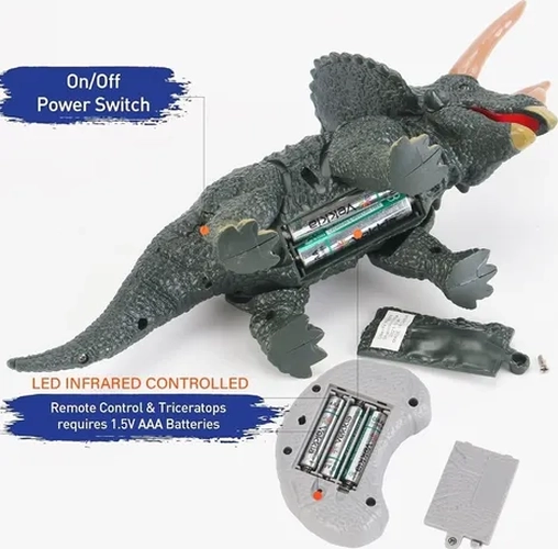 TRICERATOPS RC CON LUZ Y SONIDO - 2