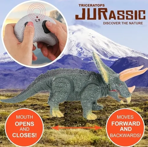 TRICERATOPS RC CON LUZ Y SONIDO - 4