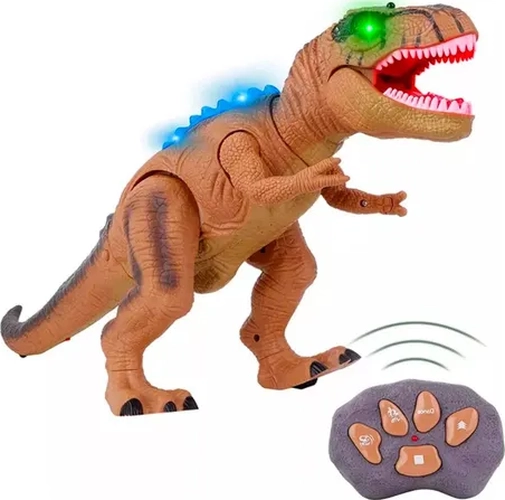 DINOSAURIO T-REX RC LUCES Y SONIDOS NIÑOS - 5