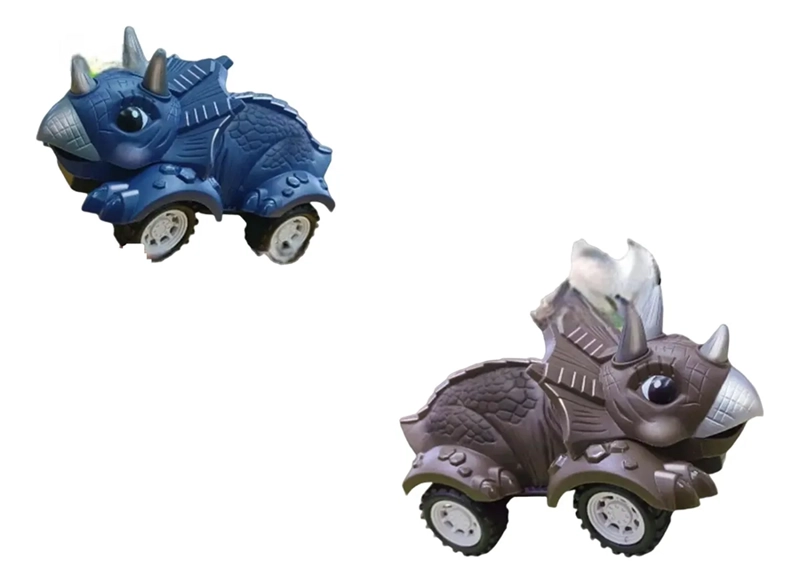 COCHE DINOSAURIO RC JUGUETE AZUL MARINO - 3