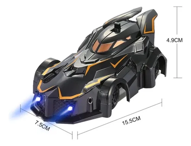 AUTO RC PARED BATMAN USB RECARGABLE COLOR NEGRO - 3