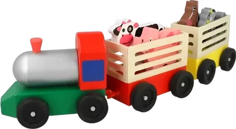 TREN TRANSPORTE ANIMALES GRANJA - 5