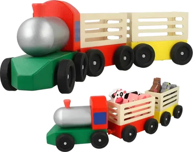 TREN TRANSPORTE ANIMALES GRANJA - 7
