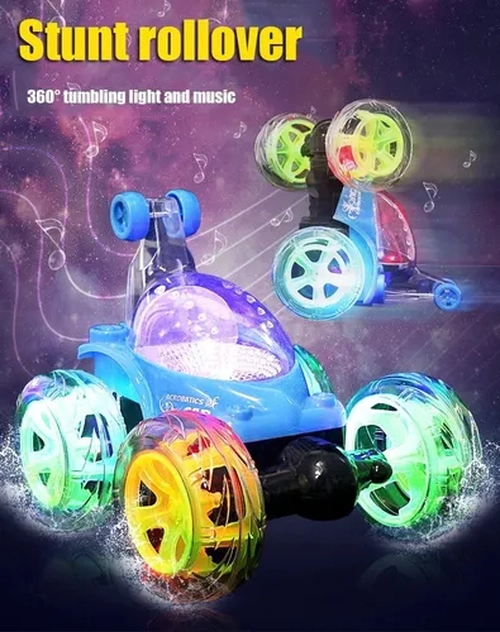 AUTO LOCO RC 360° LUCES Y SONIDO - 2