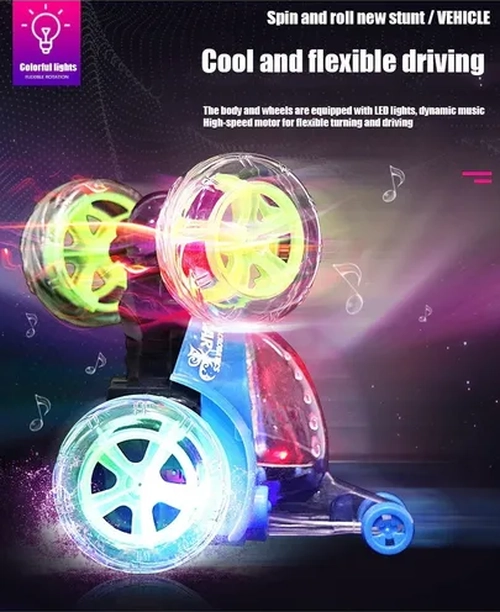 AUTO LOCO RC 360° LUCES Y SONIDO - 3