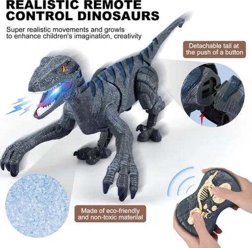 DINOSAURIO ESPINOSAURIO RC LUCES Y SONIDOS - 4