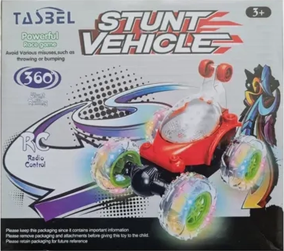 AUTO LOCO RC 360° LUCES 3D RECARGABLE - 2