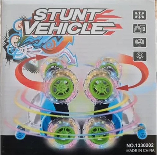 AUTO LOCO RC 360° LUCES 3D RECARGABLE - 3