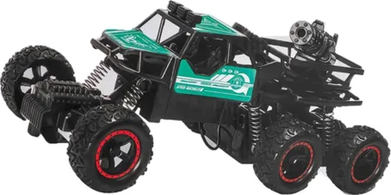 AUTO RC 6 RUEDAS 4X4 CON CAÑON 35A - 3