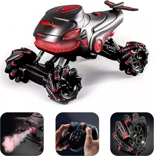 MONSTER TRUCK RC LANZA AGUA CON LUCES - 1