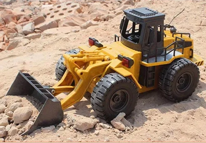 BULLDOZER RC PALA FRONTAL 1520 AMARILLO/NEGRO - 4