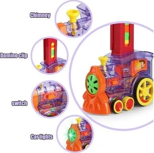 TREN EFECTO DOMINO JUGUETE - 3