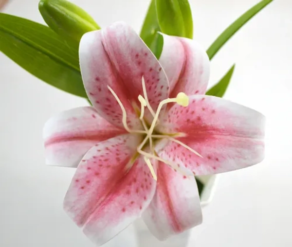 PLANTA LIRIOS ARTIFICIALES MACETERO 23 CM - 3