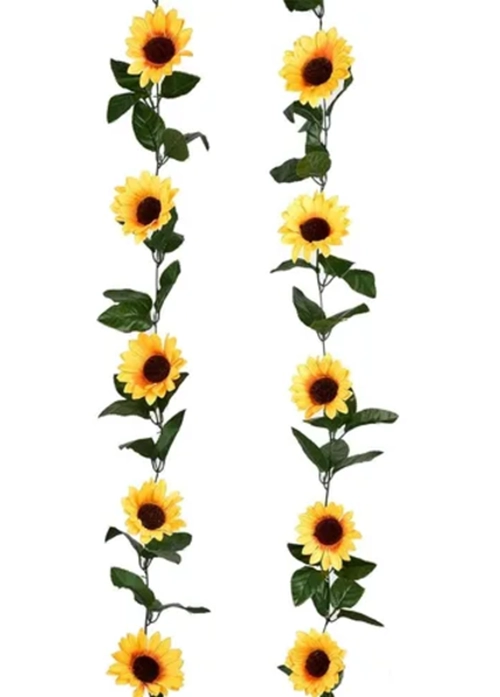 GIRASOL GUIRNALDA ARTIFICIAL 2 UDS 210 CM - 1
