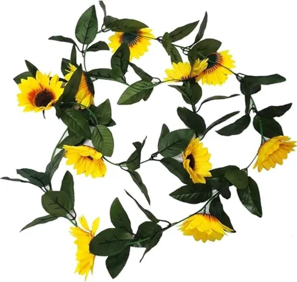 GIRASOL GUIRNALDA ARTIFICIAL 2 UDS 210 CM - 3