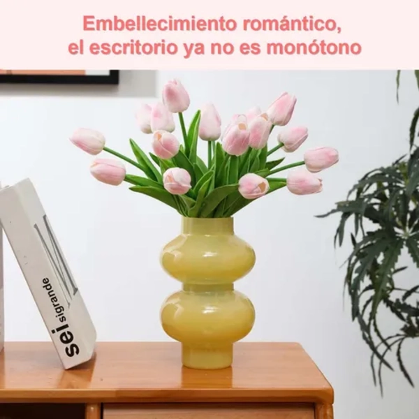 TULIPANES ARTIFICIALES 34 RAMOS 34 CM - 5