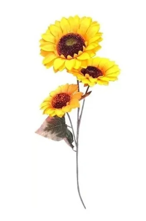 GIRASOL ARTIFICIAL VARA INDIVIDUAL 60 CM - 2