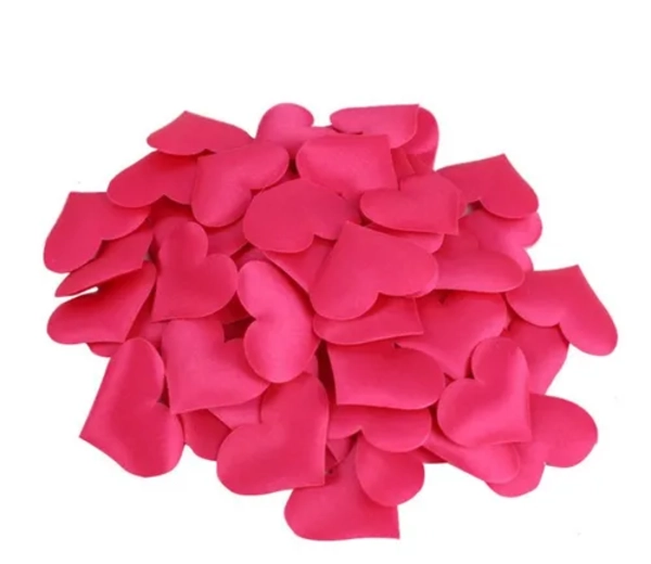 PE TALOS CORAZON TELA ROJO 100 UDS 3 CM - 2