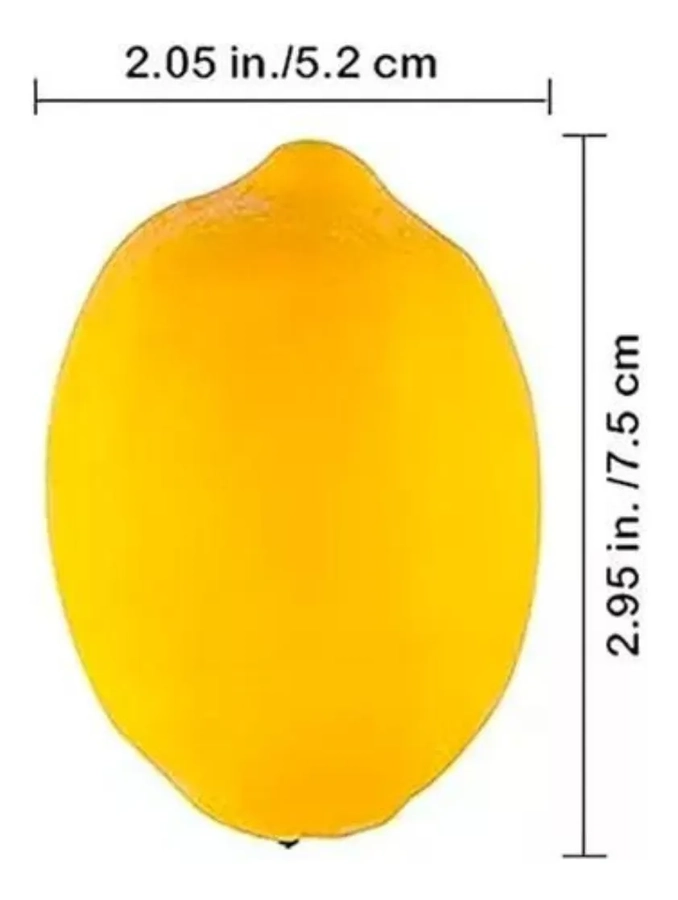 FRUTAS ARTIFICIALES PACK 8 UDS PLASTICO - 6