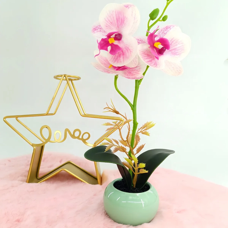 FLOR ARTIFICIAL DECORATIVA ORQUIDEA - 4