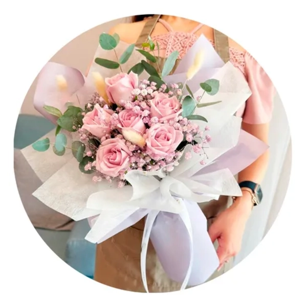 RAMO ROSAS JABON ARTIFICIAL ARREGLO FLORAL - 1
