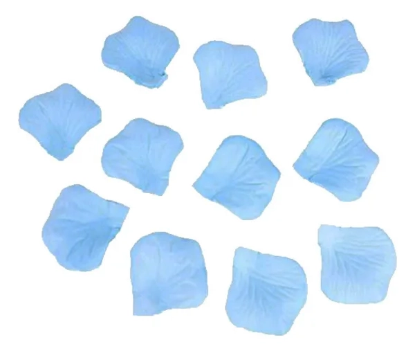 PE TALOS FLORES ARTIFICIALES MANUALIDADES AZUL CLARO - 1