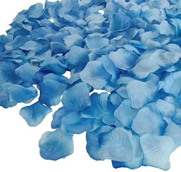 PE TALOS FLORES ARTIFICIALES MANUALIDADES AZUL CLARO - 2