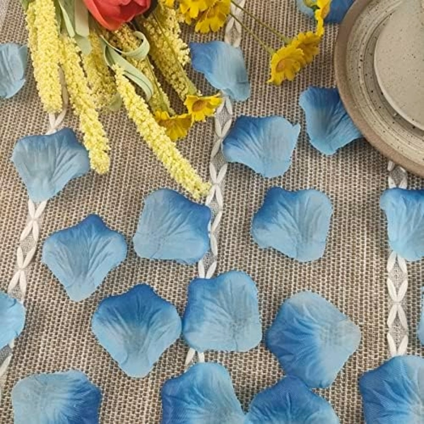 PE TALOS FLORES ARTIFICIALES MANUALIDADES AZUL CLARO - 3