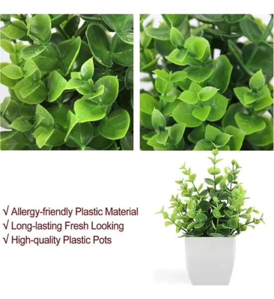 PLANTAS ARTIFICIALES 4 UDS BONSAI MACETAS - 5