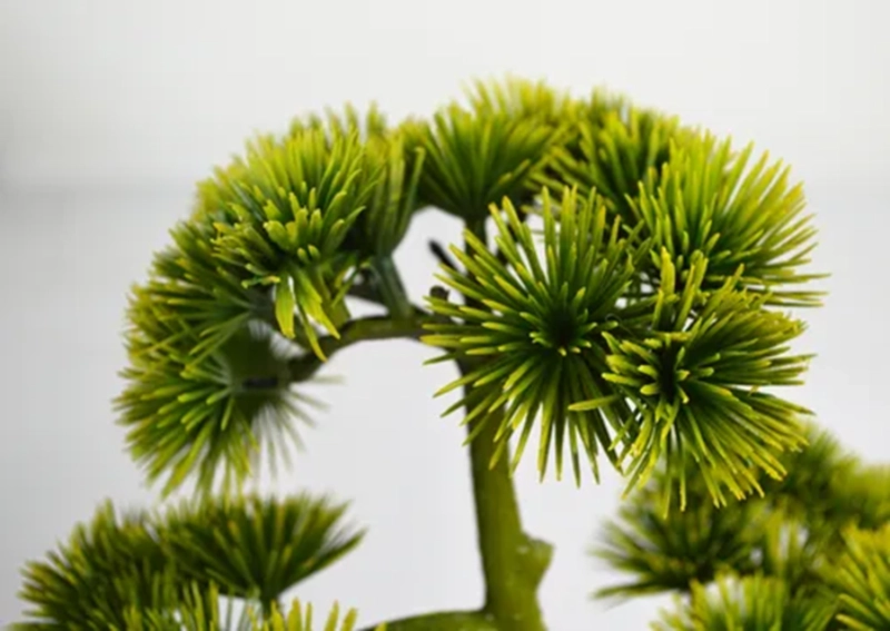 PLANTA BONSAI FLOR ARTIFICIAL MACETERO 23 CM - 3
