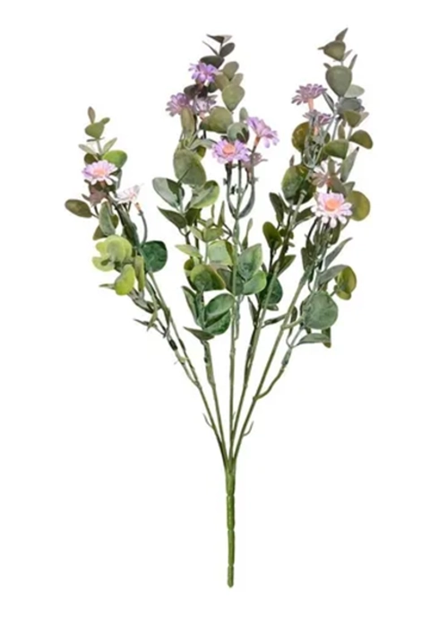 FLOR EUCALIPTO ARTIFICIAL VARA FRONDOSA COLORES - 1