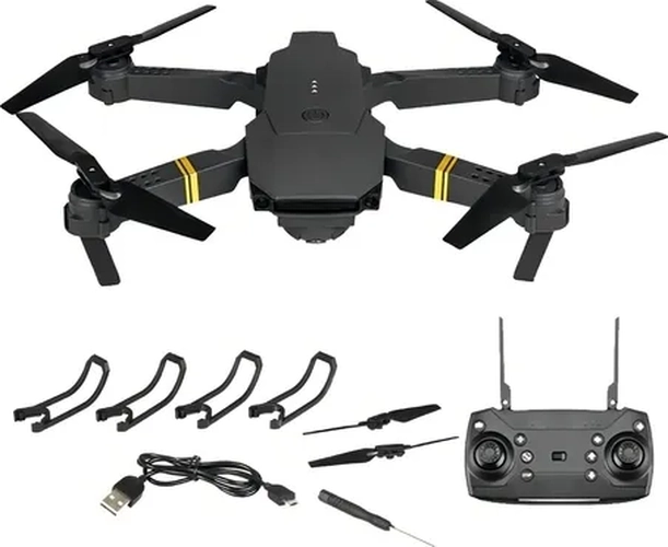 MINI DRONE 4K WIFI 2.4GHZ COLOR NEGRO - 2