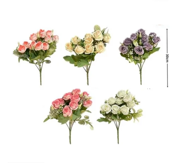 RAMO ROSAS ARTIFICIALES PACK DECORACION - 3