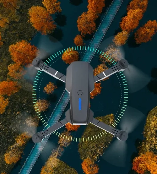 MINI DRONE CAMARA 4K HD NIÑOS COLOR AZUL - 4