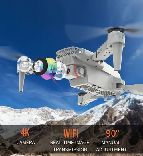 MINI DRONE CAMARA 4K HD NIÑOS COLOR AZUL - 6