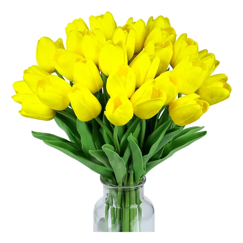 RAMO TULIPANES ARTIFICIALES 20 UDS DECORACION - 1
