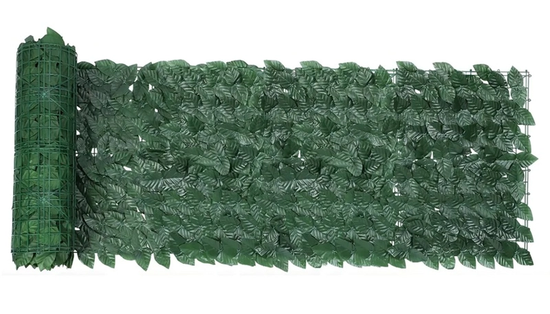 MALLA HOJAS TUPIDAS ARTIFICIALES CERCA 3X1M VERDE - 1