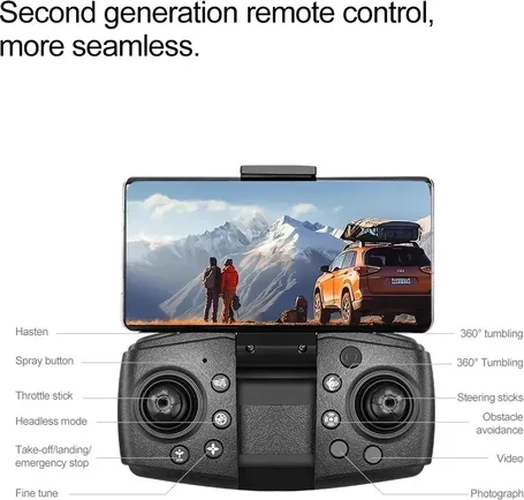 DRONE CAMARA PLEGABLE WIFI RECARGABLE - 6