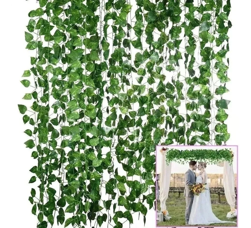 PLANTA ENREDADERA ARTIFICIAL 24 TIRAS 210 CM - 1