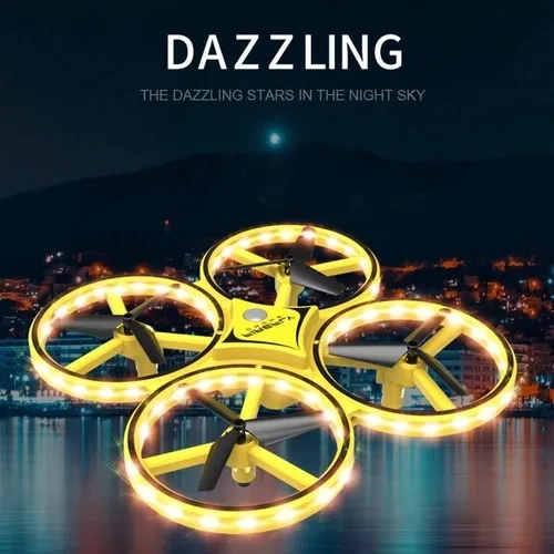 DRONE LUCIE RNAGA RC MANO COLOR AMARILLO - 7