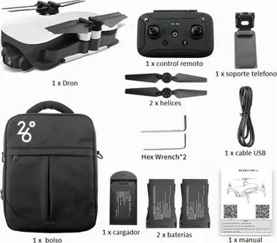 DRON JJRC X12 GPS 1200M 2 BATERIAS - 6