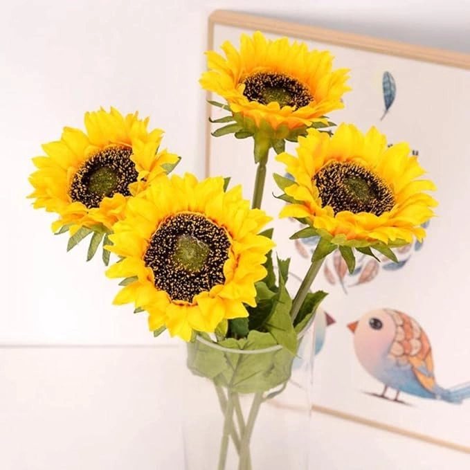 GIRASOL ARTIFICIAL 70 CM DECORATIVO - 4