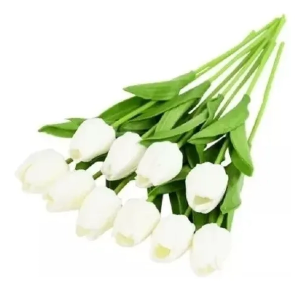 RAMOS TULIPANES ARTIFICIALES DECORACION - 1