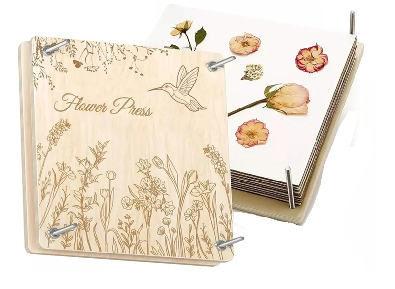 PRENSA FLORES PLANTAS 28X28 CM - 1