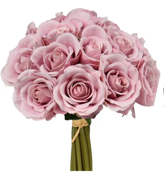 ROSAS DECORATIVAS ARTIFICIALES RAMO - 1