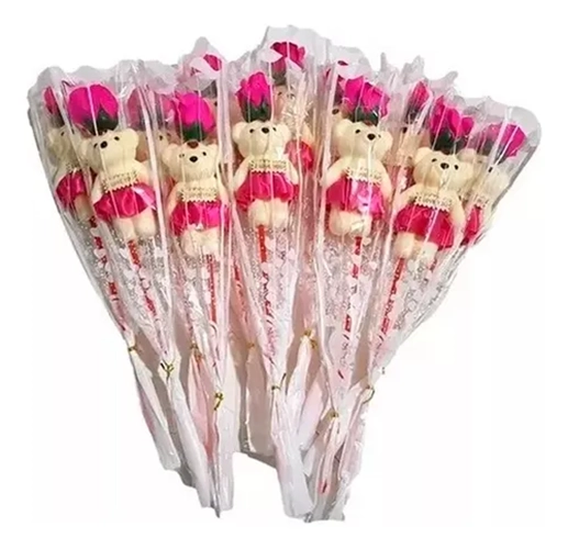 ROSAS CON OSO 12 UDS DIA DE LA MADRE - 2